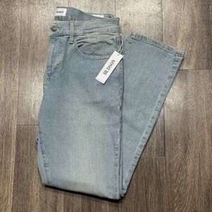 Hudson Blake Slim Straight Washed Out Denim Jeans Men's Size 33x32